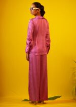 Embellished Stripe Printed Co-ord Set - Image 4