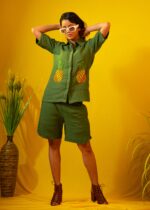 Pineapple Embroidered Co-ord Set