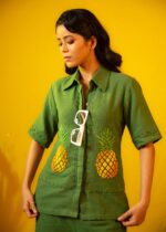 Pineapple Embroidered Co-ord Set - Image 2
