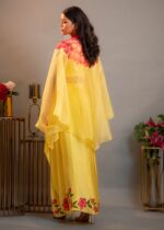 Asmira - Handpainted Cape Style Drape Skirt - Image 4