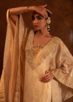 Gold Ruched Crystal Kaftan - Image 2