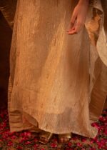 Gold Ruched Crystal Kaftan - Image 4