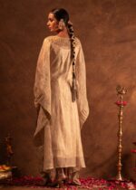 Gold Ruched Crystal Kaftan - Image 3