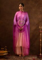 Rua - Satin Embroidered Kurta Set