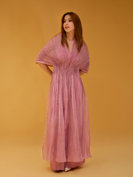 Paradise Pink Infinity Cape Style Top 2PCS Set