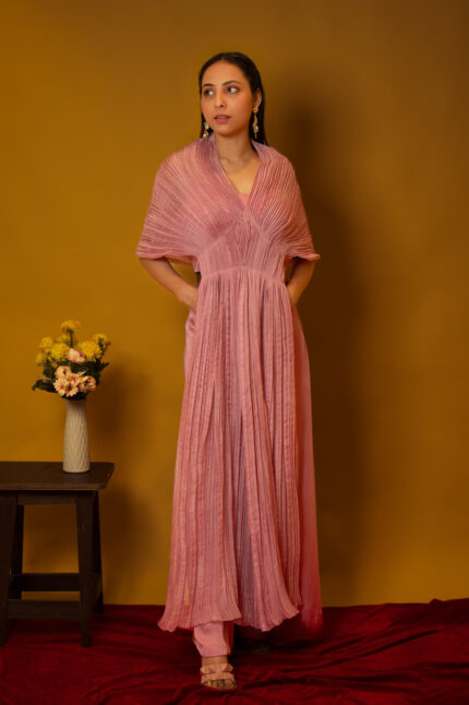 Paradise Pink Infinity Cape Style Top 2PCS Set