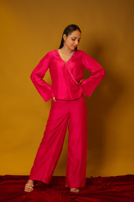 Regal Silk Drape Co-ord Set