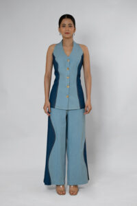 Double Shade Denim Trouser - Image 5