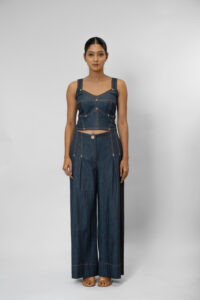 Denim Corset Top - Image 2