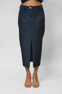 Denim Pencil Skirt