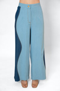 Double Shade Denim Trouser