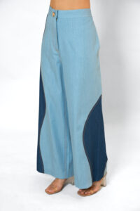 Double Shade Denim Trouser - Image 2