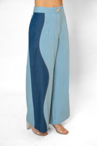 Double Shade Denim Trouser - Image 3