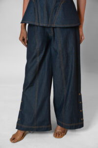 Denim Modish Slit Pants