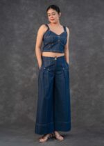 Denim Corset Top set