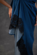 Denim Drape Dress - Image 5