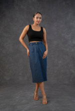 Denim Pencil Skirt