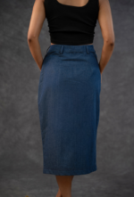 Denim Pencil Skirt - Image 2