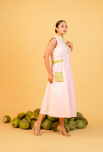 Blush Poplin Embellished Dress - Image 2