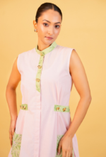 Blush Poplin Embellished Dress - Image 3