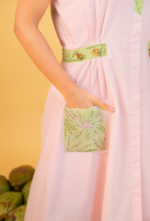 Blush Poplin Embellished Dress - Image 4