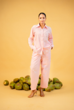 Lace Detailed Shirt and Trouser Set