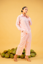 Lace Detailed Shirt and Trouser Set - Image 3
