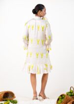 Bow Collar Lobster Shirt-Dress - Image 6