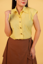 Chic Shirt with Drop Sculptured Skirt - Image 3