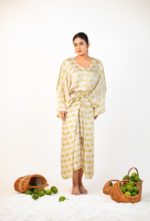 Crystal-Detailed Printed Kaftan