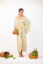 Crystal-Detailed Printed Kaftan - Image 2