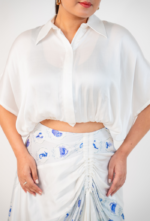 Balloon Zipper Shirt and String Wrap Skirt - Image 3