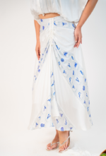 Balloon Zipper Shirt and String Wrap Skirt - Image 4