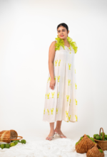 Lobster Printed Ruffle Neck Dress - Image 4