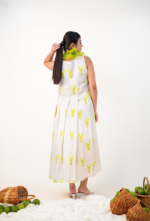 Lobster Printed Ruffle Neck Dress - Image 3
