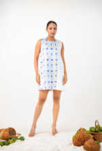 Pearled Marine Dress