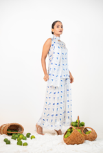 Marine Scarf Top and Lace Hem Pants - Image 4