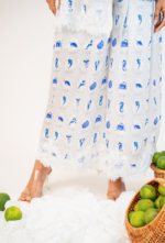 Marine Scarf Top and Lace Hem Pants - Image 6