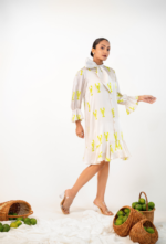 Bow Collar Lobster Shirt-Dress - Image 4